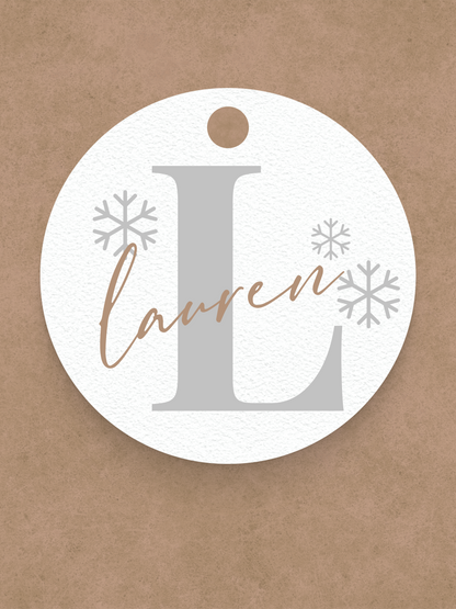 Letter & Name - Luxe Bauble